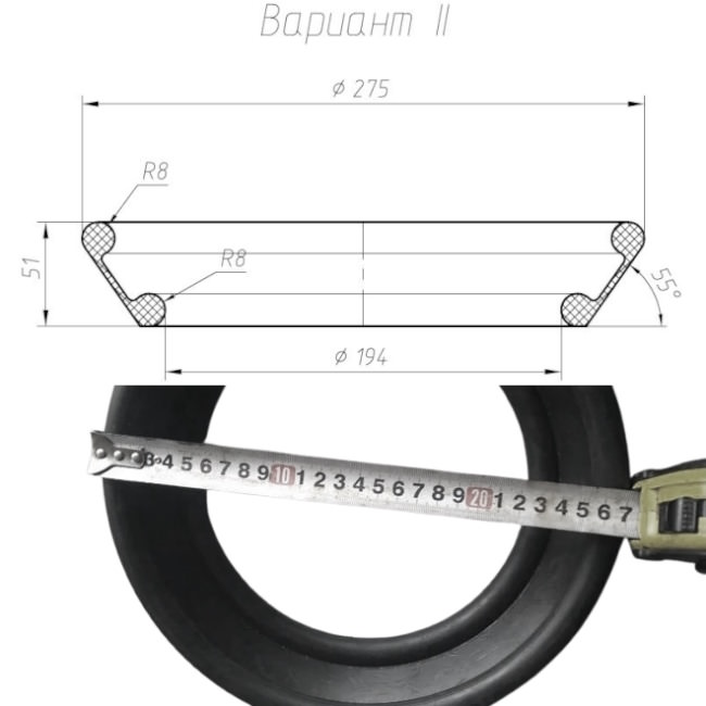 Воротник МБС 0112.0000.001 (манжета кольцо УСН)